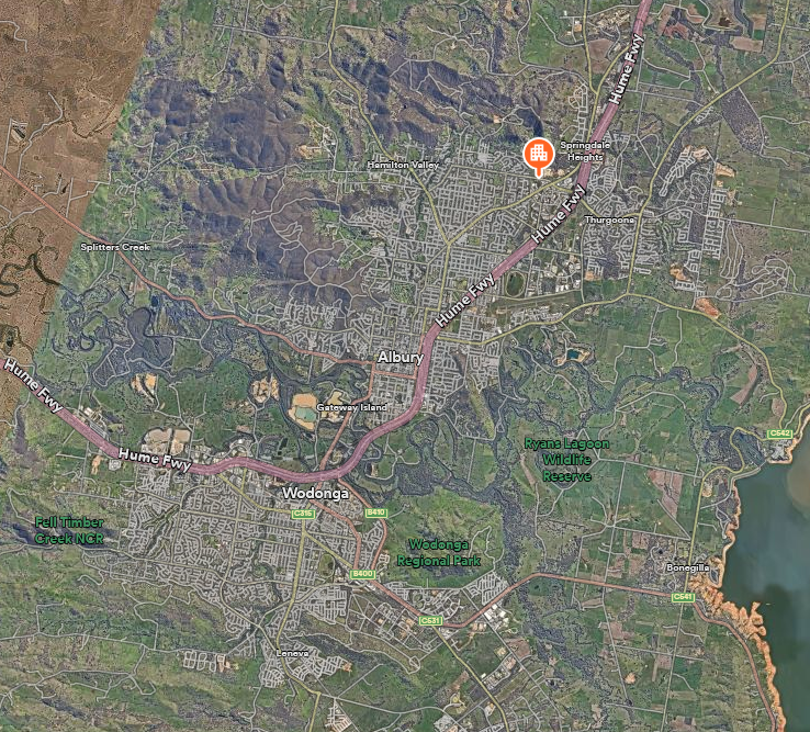 Albury Laboratory Location